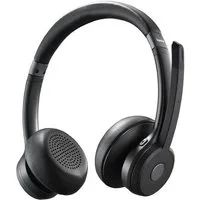Hama Bluetooth Headset (mit Mikrofon, kabellos, On Ear, für PC, Handy) PC-Headset (Freisprechfunktion, Stummschaltung)