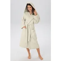 OTTO home Unisex-Bademantel Sanremo, ideal für Sauna & Spa, Hotelbademantel, Morgenmantel, Langform, Baumwolle, Kapuze, Gürtel, mit Taschen, Damen & Herren Bademäntel, S-3XL
