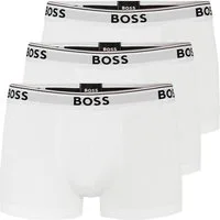 BOSS Trunk Cotton Stretch (3-St) mit umlaufend eingewebtem Markenschriftzug
