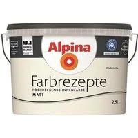 Alpina Wand- und Deckenfarbe Farbrezepte 2,5 L. Wolkenreise - Sanftes Weiß