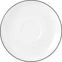 Seltmann Weiden Untertasse Lido Black Line, (1 St), Kombi-Untertasse 14,5 cm