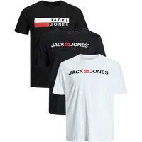 Jack & Jones PlusSize Print-Shirt (Spar-Set, 3er-Pack) Big Size Shirt Übergrößen Shirt