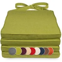 sunnypillow Stuhlkissen 4er Set Stuhlkissen 40 x 45 x 5cm