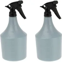 relaxdays Sprühflasche 1 l im 2er Set, (2-tlg)