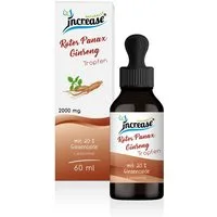 increase NATURALLY Liposomaler Roter Panax Ginseng - 2000mg pro Tag Tropfen, 60 ml