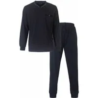 Paul Hopkins Schlafanzug Herren Pyjama lang (2 tlg) Baumwolle