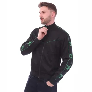 Off-white - Schmale Trainingsjacke Mit Ow Face Band In Schwarz