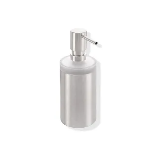 Hewi Seifenspender System 162 162.06.1105XA Halter Edelstahl, 200 ml, Glas satiniert