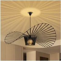 Nettlife Pendelleuchte Vintage Schwarz Esstisch E27 Hängelampe 60/80/100/120/140CM, LED wechselbar, Pendellampe für Wohnzimmer Schlafzimmer Korridor Esszimmer