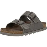 Rieker Pantolette Sommerschuh, Strandschuh, Hausschuh, Urlaubsschuh mit zwei Schnallen