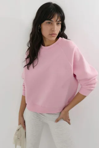 Rundhals Longsleeve Strickpullover