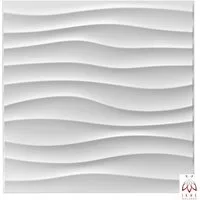 IKHEMalarka 3D Wandpaneel 3D Paneele PVC Kunststoffpaneele, BxL: 50,00x50,00 cm, 0,25 qm, (1 Stück, 3D Wandpaneele Deckenpaneele) hochwertige & harte PVC 3D Platten Wand & Decke
