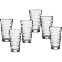Ritzenhoff & Breker Longdrinkglas Favo, 6-teilig, 6-tlg., Glas, 6er Set, je 350 ml