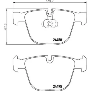 Hella Bremsbel?ge hinten BMW X5 E70 F15 X6 E71 F16