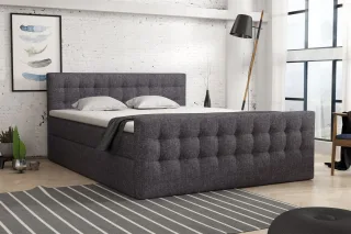 Boxspringbett Schlafzimmerbett ANKER 140x200cm in div. Farbvarianten