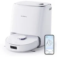 Narwal Saugroboter Freo X Ultra Wischroboter + Reinigungskonzentrat, 65 W, Schwimmende Bürste ohne Verheddern, Sprachassistent: Google Alexa Siri