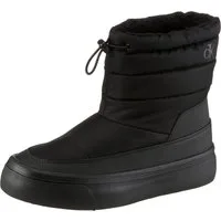 Calvin Klein Jeans VULC FLATF SNOWBOOT NYLON MIX MG Snowboots Winterboots, Winterstiefelette, Warmfutter, mit CK-Logo
