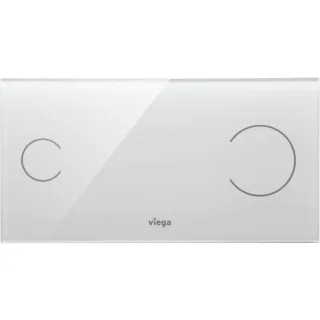 Viega WC Betätigungsplatte 8352.11 622671 in 271 x 140mm, ESG klar hellgrau