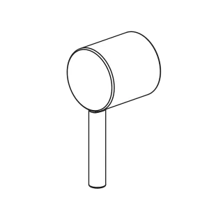 KWC Hebelkörper D31 Zamak, chromeline 634783