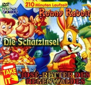 Ronny Rabbit/Die Schatzinsel/José Retter des Regenwaldes - Köfferchen