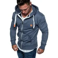 Amaci&Sons Kapuzenpullover TALLAHASSEE Herren Zipper Hoodie Herren Basic Kontrast Sweatjacke Pullover Hoodie Sweatshirt