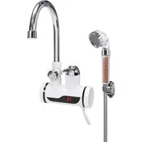 TRIZERATOP Küchenarmatur Elektrischer Durchlauferhitzer mit Armatur und Duschset 3000W, 230V (Elektrischer Wasserhahn, Armatur, Durchlauferhitzer 3000W, 230V, Elektrischer Wasserhahn, Armatur, Durchlauferhitzer 3000W, 230V)