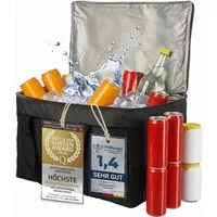 Goods+Gadgets Thermobehälter Kühltasche wasserdicht Thermobehälter Isoliertasche Camping & Picknick, Polyestergewebe, (XXL, Isotasche), Camping-Tasche Wärmetasche