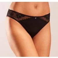 LASCANA Slip mit hübschen Spitzeneinsätzen