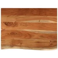 vidaXL Tischplatte Waschtischplatte 70x60x2,5 cm Rechteckig Massivholz (1 St)