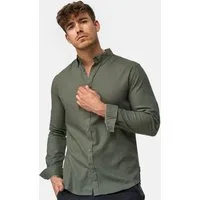 Indicode Langarmhemd Herren Brayden Herrenhemd Langarm mit Button-Down-Kragen