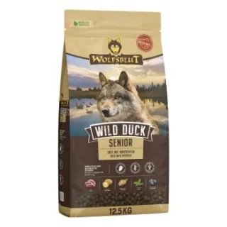 WOLFSBLUT Wild Duck Trockenfutter Hund Senior 12,5 kg
