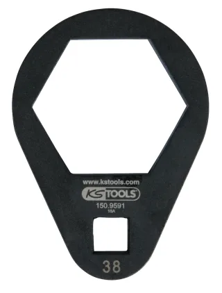 KS Tools 3/8" Einsteck-Ringschlüssel, extra flach - 150.9591