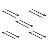 Kabelbinder mit Doppelkopf 250mm x 9mm schwarz, 10 Stück