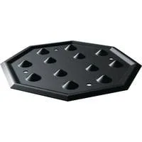 Simmerplatte HEZ298105 schwarz, für Gaskochfelder