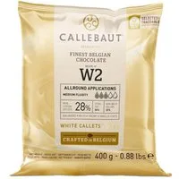 Callebaut Schokolade CALLEBAUT, Receipe No. W2 - Kuvertüre Callets, Weiße Schokolade, 1 x