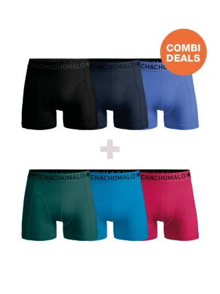Muchachomalo Herren Boxershorts – 3+3 Stück – Herren Unterhosen