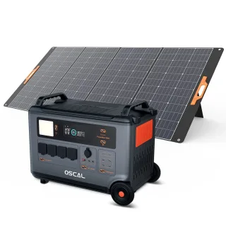 Blackview OSCAL PowerMax3600 SE PM3600SE 3600Wh LiFePO4 Portable Power Station with PM400 Solar Panel Kit 3600W Peak Pow