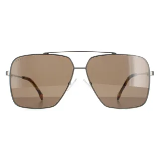 Hugo Boss Round Herren Braun Horn Ruthenium Braun BOSS 1325/S