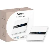 Aqara Display Switch V1 EU, Smarter Lichtschalter, mit LCD-Display, Erfordert Aqara Zigbee Hub