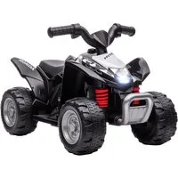AIYAPLAY Elektro-Kinderquad Elektro-Quad Miniquad, Belastbarkeit 25 kg, (1-tlg), Schwarz 65,5Lx 38,5 x 43,5 cm