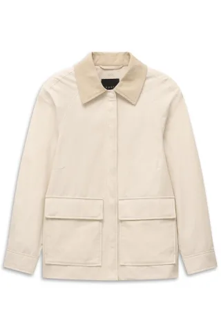 bugatti - Damen Jacke Popeline beige - Gr. - 38