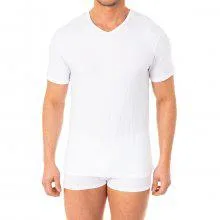 Kurzärmeliges T-Shirt mit V-Ausschnitt für Herren A0DGO. Komfort und lässiger Stil.