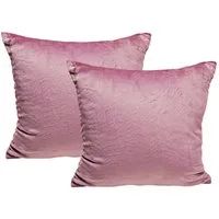 JACK Kissenbezüge 2er Set Kissenhülle Teddy Flausch Plüsch, (2 Stück), super flauschig, Couchkissen