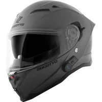 Bogotto Motorradhelm H153 BT Bluetooth Helm, vorbereitet für Kommunikationssystem,integriertes Kommunikationss