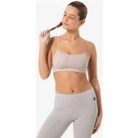 SUPER.NATURAL Sport-BH für Damen, Merino COSY BRA atmungsaktiv, bequem