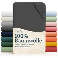 Laleni Spannbettlaken Atmungsaktives weiches und wärmendes Spannbettlaken, Baumwolle, Gummizug: rundum, (1 Stück), Kinderbett, Spielgitter, Wiege oder Stubenwagen mit Rundumgummizug