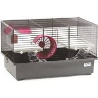 KK Kleintierkäfig Mäusekäfig Hamsterkäfig Nagerkäfig 49x32,5x29cm mit Zubehör