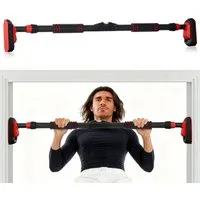BlingBin Klimmzugstange Türrahmen mit Sicherheitsverschluss, Home Pull Up Bar, Tür Reckstange (1er Set, 1-tlg., Tragkraft bis 360 Kg, Ohne Bohren), Türstange für Klimmzüge Hausgebrauch, Verstellbare Krafttrainings