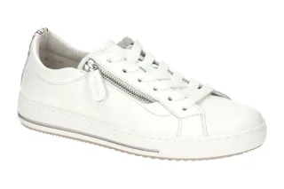 Gabor 86.518 Damenschuhe Sneaker Wei? Multicolor Echtleder bequem mit herausn...