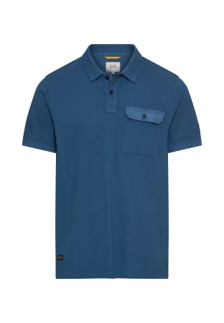 camel active - Poloshirt aus reiner Baumwolle indigo blue - Gr. - L